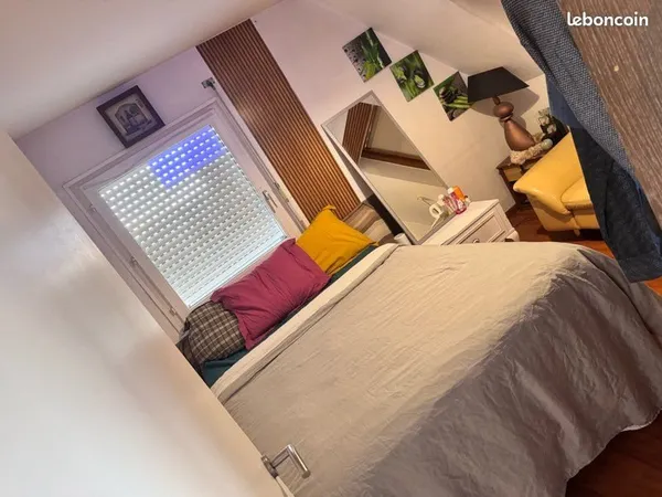 Chambre meublée dans appartement luxueux et lumineux-Strasbourg/Ostwald-450 CC ( FILLE UNIQUEMENT )