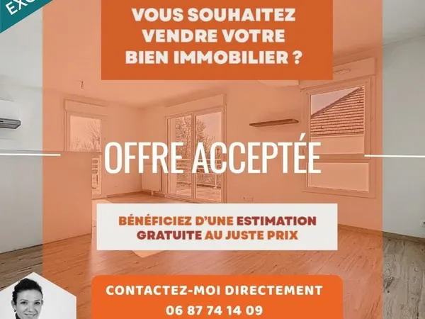 À VENDRE  APPARTEMENT 3 PIÈCES AVEC TERRASSE  HÉROUVILLE MONTMORENCY