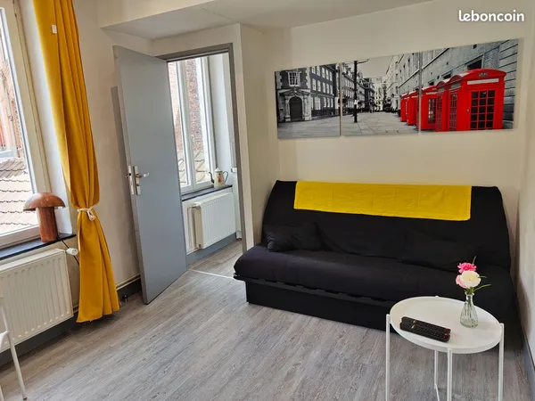 🏡 Magnifique T2 meublé 34 m² - Hyper centre Tourcoing, tout confort
