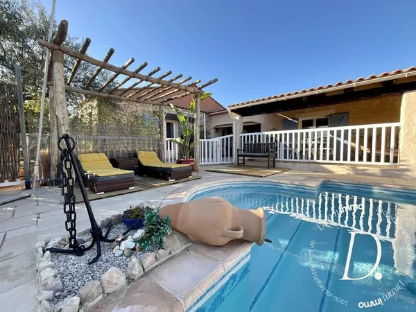Maison 4 pièces avec piscine + studio indépendant