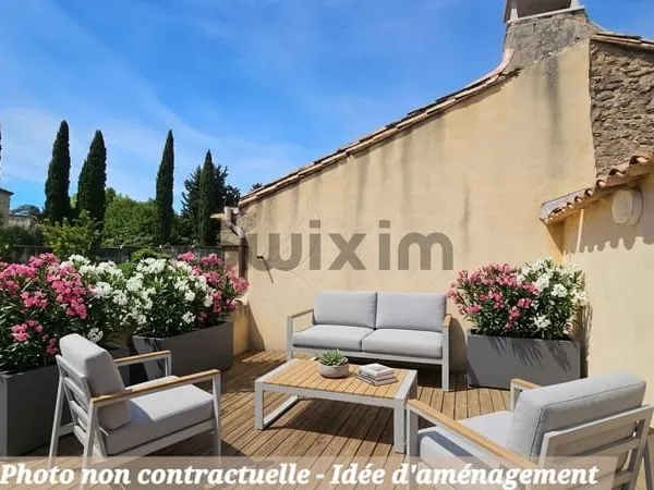 Maison de village, esprit loft artistique
