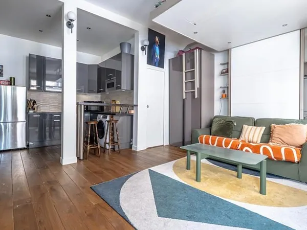 Appartement Paris 19e studio proche Buttes-Chaumont