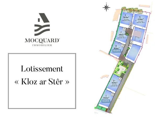 Terrain 636 m²