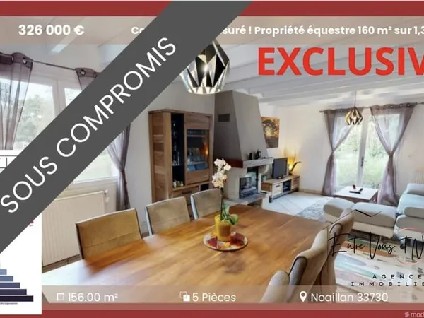 Maison 5 pièces 156 m²