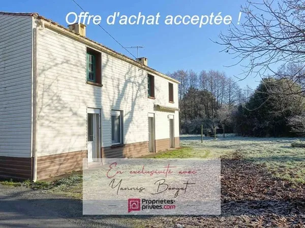 Maison de 77 m² avec grenier aménageable de 47 m² - Jardin 1 356 m²