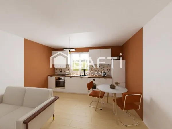 Appartement duplex 3 pièces proche frontière !