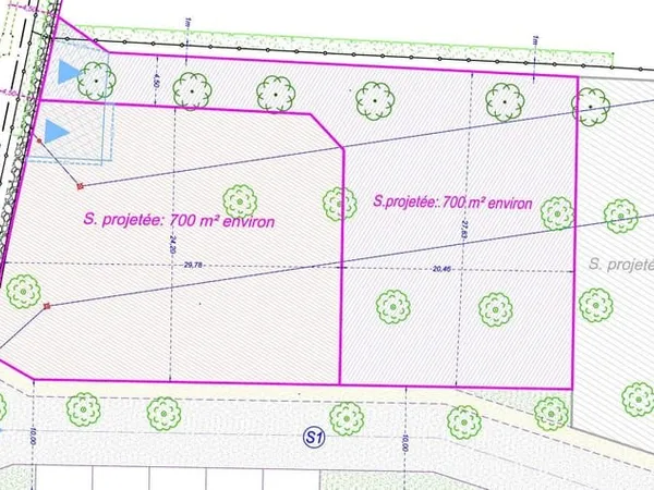 Terrain hors lotissement