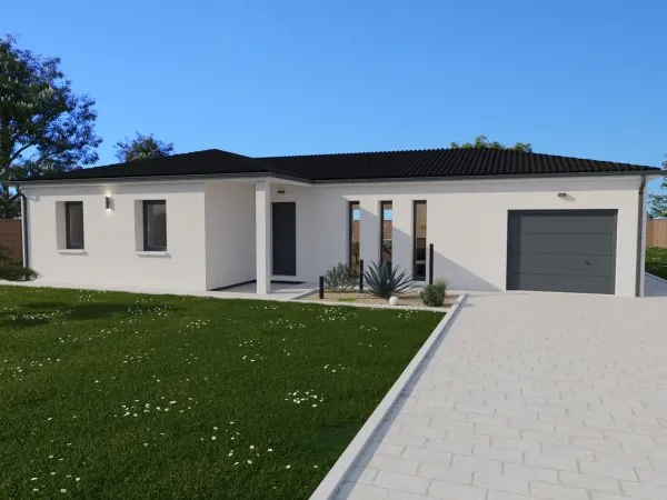 Terrain + maison 102 m²