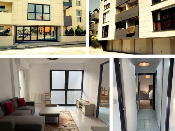 Appartement meublé T2 - 49 m² - Garage individuel - Quartier Saint-michel / Keruscun