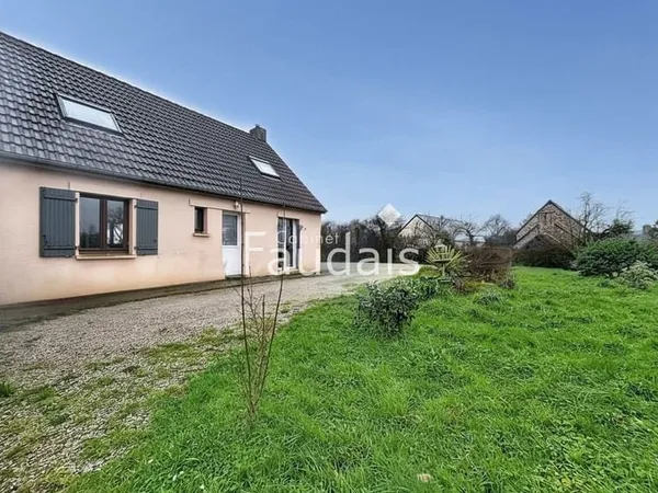 Magneville Maison 4 chambres, vie de plain pied, terrain p