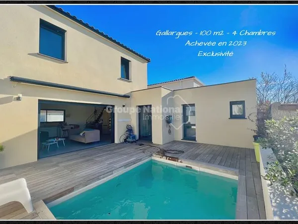Maison + piscine - Gallargues Le Montueux