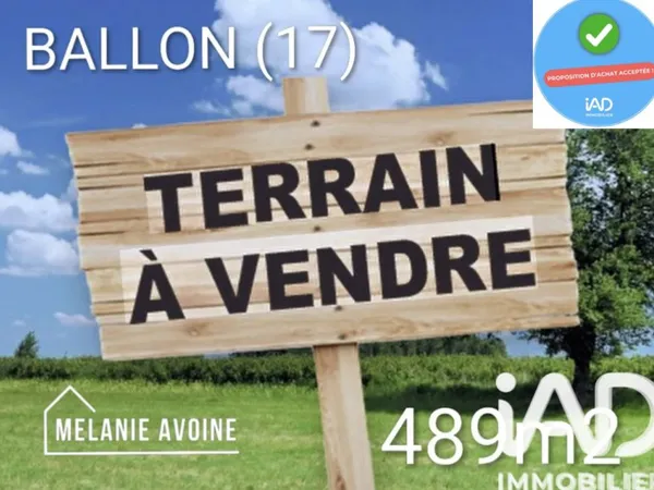 Terrain 489 m²