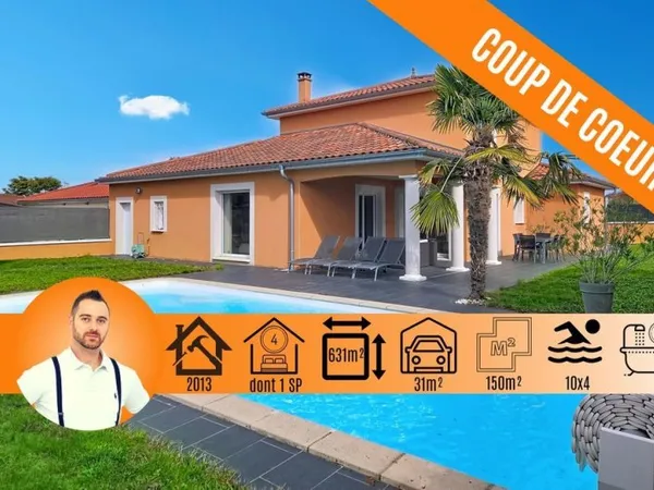 Maison de standing T5 avec piscine et garage