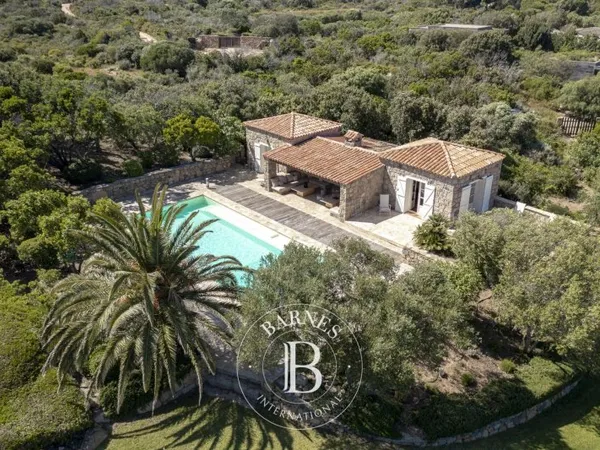 Bonifacio, Piantarella, Propriété vue mer panoramique, 5 chambres, piscine chauffée et proche plage