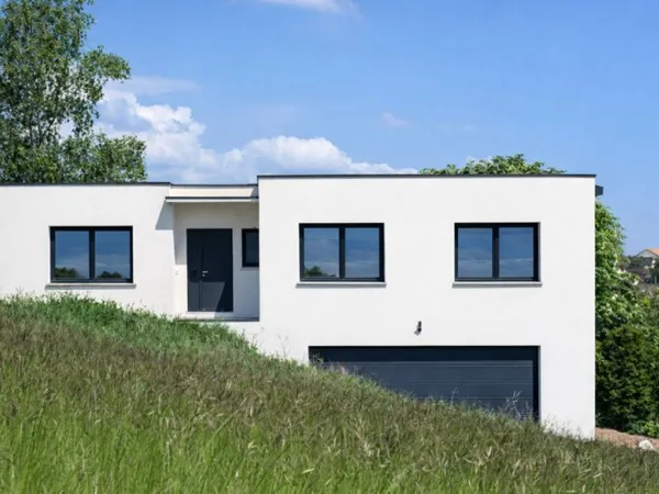MAISON CONTEMPORAINE VUE PANORAMIQUE PLEIN SUD ENVIRONNEMENT CALME