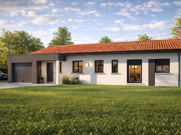 Projet de construction d'une maison 90 m² avec terrain à PISANY (17)