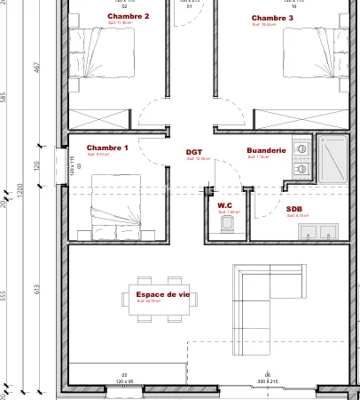 PROPRIANO - T4 VUE MER AVEC TERRASSE - 91m2