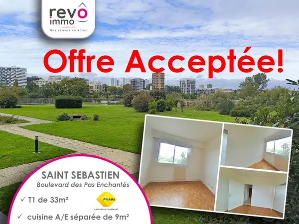 Appart T1  / Bd des Pas Enchantés SAINT-SEBASTIEN