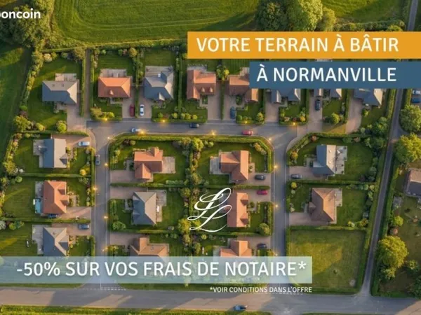Terrain 380 m² Normanville
