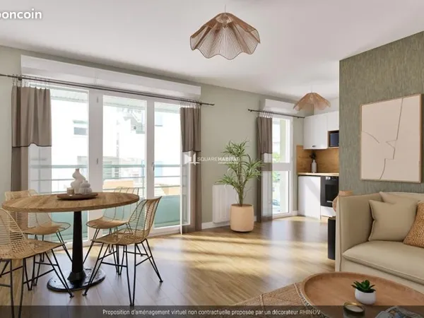 Appartement 2 pièces 41 m²