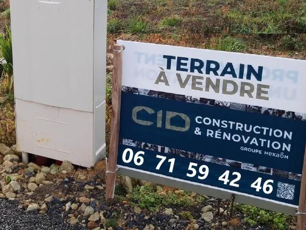 Terrain 450 m²