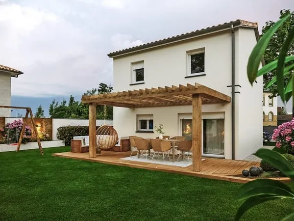 Maison R+1 82 m² sur terrain 450 m²