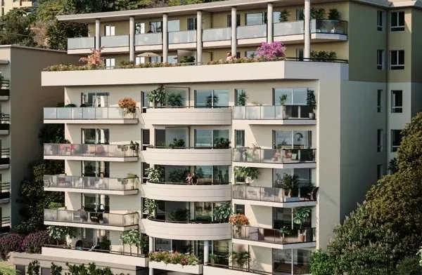 BEAUSOLEIL - Région PACA - Vente 4 pièces neuf d'exception - Vue mer