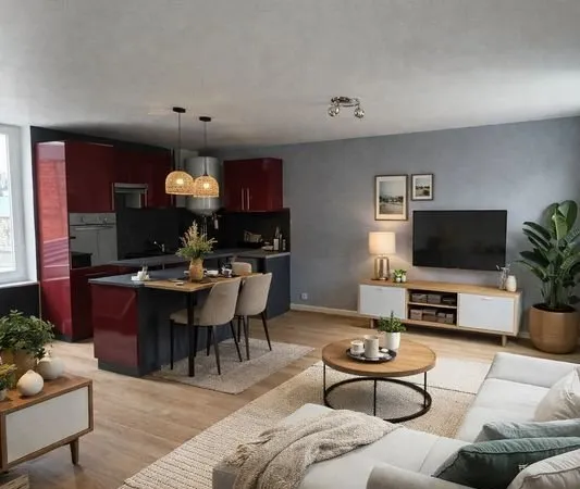 Appartement 3 pièces 48 m²