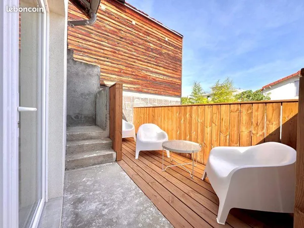 Maison 80m2 avec jardin - Quartier Vallières