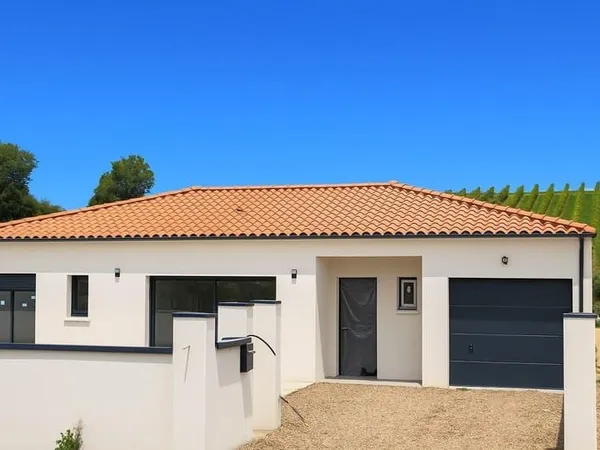 Maison neuve de plain-pied - RT2020 - 3 chambres - 2 min du centre-ville de Bergerac