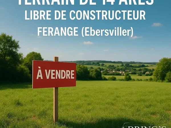 Terrain 1398 m²