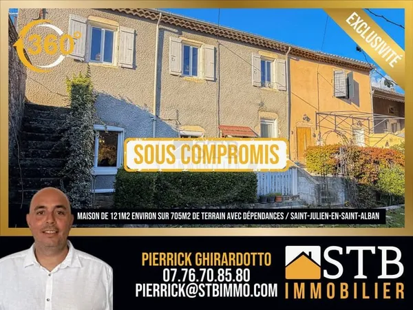Maison familiale avec dépendances à Saint-Julien-en-Saint-Alba