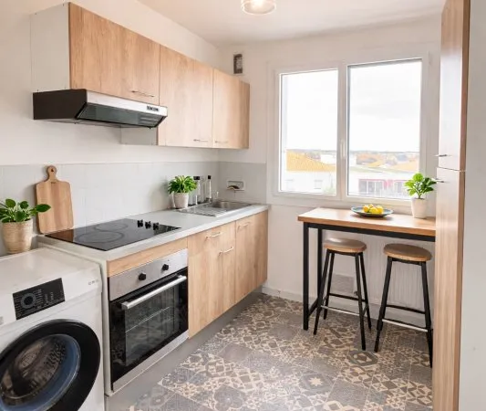 appartement T3 avec balcon cave quartier gare 64 m2 habita