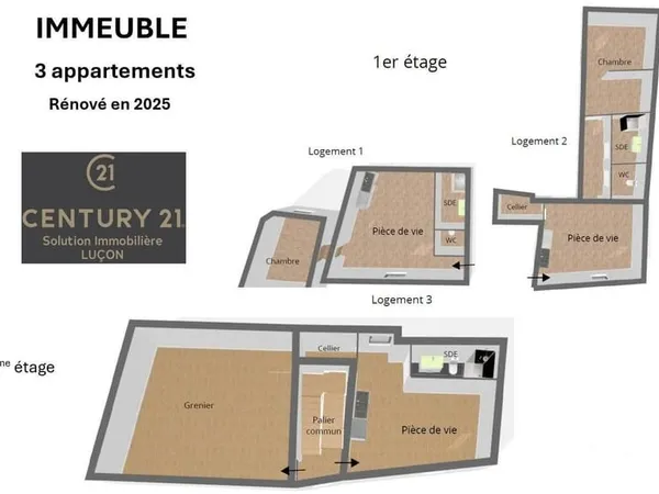 Immeuble de rapport 142 m²