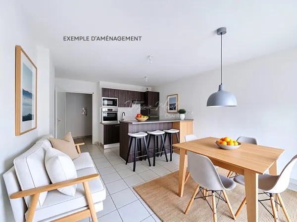 Saint André de la Roche 3 pièces de 68m2 en avant dernier étage avec 2 parkings en sous-sol