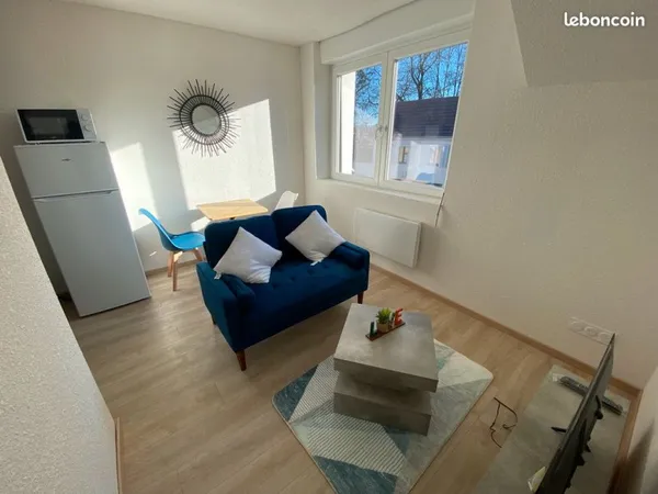 Appartement meublé 28 m² avec grand jardin- Centre d'Audincourt