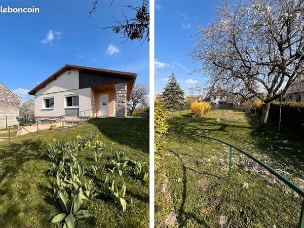 Maison individuelle - 120 m² - Terrain 1 107 m² - Ruffey-lès-Échirey (21490)