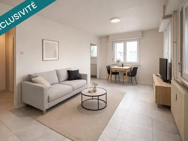 Appartement F1 32 m² avec balcon et cave