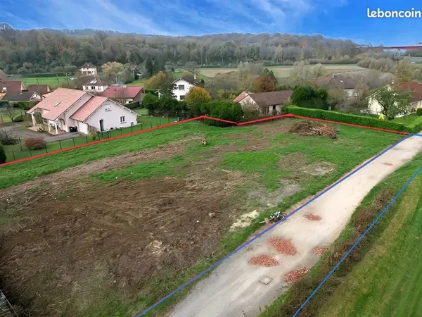 Terrain 1121 m² BUSSUREL