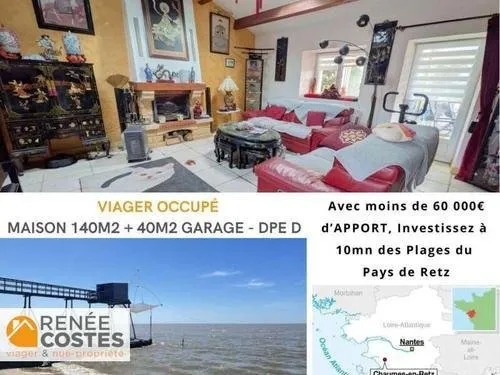 Viager occupé - F79-H76 ans - ARTHON EN RETZ (44320)