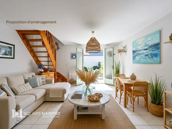 Maison 2 chambres - proche centre-ville et plage