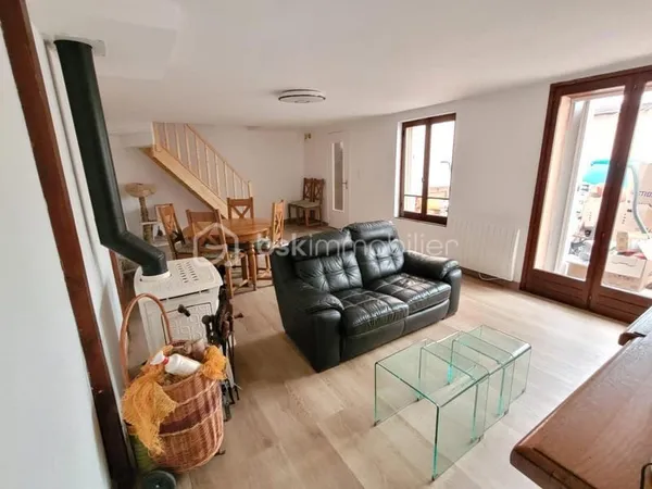 Centre ville, maison 2 chambres, bureau, jardin, garage