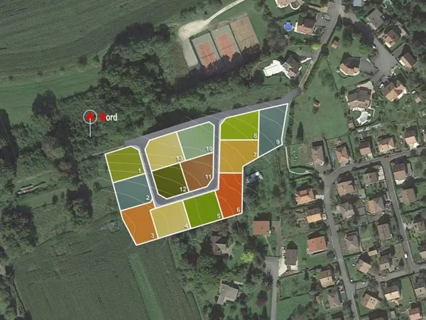 Terrain en lotissement 754 m²