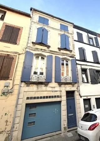 PAMIERS : MAISON DE VILLE DE TYPE 5 A VENDRE DE 128 M2 AVEC