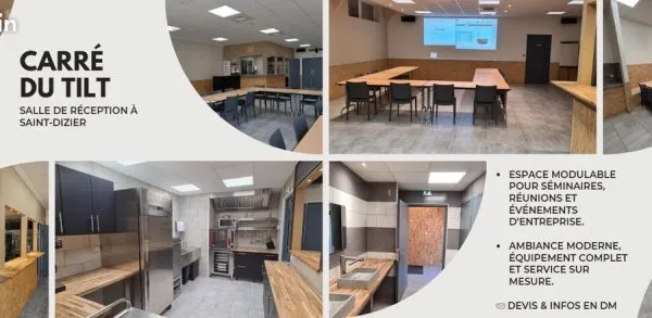 Salle de réception à louer - Idéale pour événements professionnels - Saint-Dizier