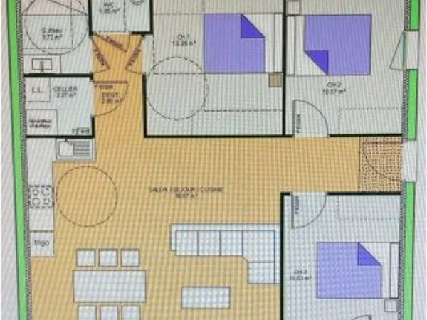 Location maison individuelle T4 neuve
