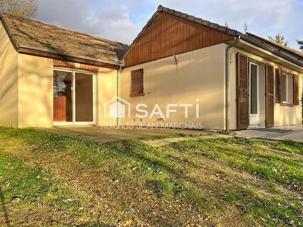Maison plain pied 76 m2,dépendance jardin carport