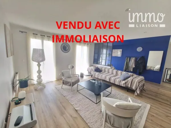 Maison T3 plein pied de 100m² au sol avec un terrain de