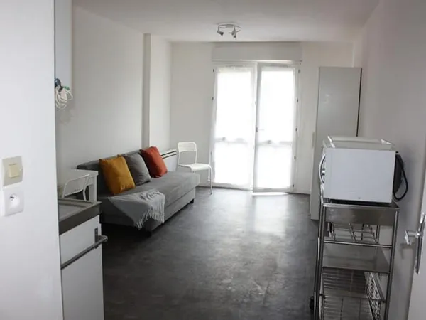 Studio meublé avec jardinet 20m²