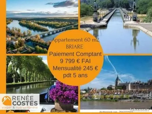 Appartement en Viager 3 pièces 60 m²